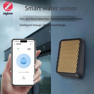 Sensor de Fugas de Agua Inteligente Tuya EWeLink con Batería, Control por Aplicación, Interruptor Automático y Alarma de Inundación para Uso Doméstico - Product Image 3