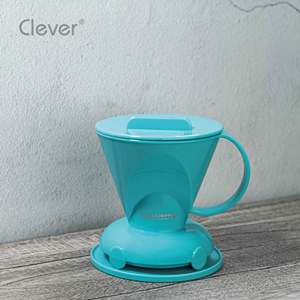 Cafetera de Goteo Manual Inteligente con Filtro, Color Azul Cremoso, Forma Trapezoidal, 270 ml, Directo de Fábrica, para Distribuidores Minoristas - Product Image 4