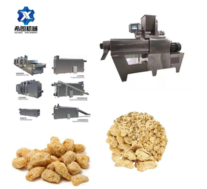 Máquina para hacer carne de soja vegetariana de forma cuadrada a buen precio, línea de procesamiento de proteína de soja - Product Image 5