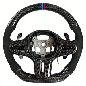 Volante <span class=keywords><strong>Deportivo</strong></span> Personalizado de Fibra de Carbono M Sport para <span class=keywords><strong>BMW</strong></span> Serie G M3 G80 M4 G82 M5 F90 M8 X3m X4m X5m X6m G3x G1x - Product Image 3
