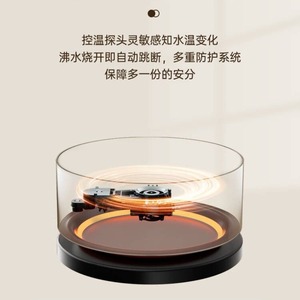 Bouilloire électrique 2,0 L en acier inoxydable 304, arrêt automatique, protection contre l'ébullition à sec, base rotative à 360 degrés, chauffage rapide, usage domestique - Product Image 3