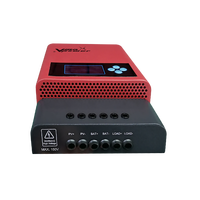 Controladores de Carga Solar Multifunción de 12V/24V/48V 40A/50A/60A, Controlador de Carga Solar MPPT Automático para Baterías de Litio y Plomo-Ácido