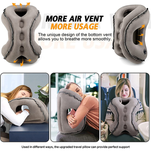 <span class=keywords><strong>Almohada</strong></span> de Viaje Personalizada con Logotipo, Accesorios de Viaje Portátiles para Avión, <span class=keywords><strong>Almohada</strong></span> <span class=keywords><strong>Inflable</strong></span> para el Cuello para Dormir, Descansar y Siesta - Product Image 3