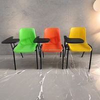 Chaise d'étude moderne en métal, empilable, idéale pour les salles de classe, fabriquée par une usine de chaises