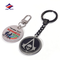 Longzhiyu, fournisseur de produits promotionnels en métal depuis 20 ans, porte-clés en émail doux double face, logo personnalisé, cadeau promotionnel