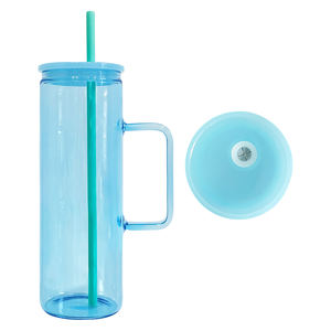 <span class=keywords><strong>Tazas</strong></span> de Vidrio <span class=keywords><strong>Sublimables</strong></span> de 20oz al <span class=keywords><strong>por</strong></span> <span class=keywords><strong>Mayor</strong></span> desde Almacén en EE. UU., <span class=keywords><strong>Tazas</strong></span> de Café Helado de Borosilicato, Reutilizables para Té, Leche y Cerveza - Product Image 1