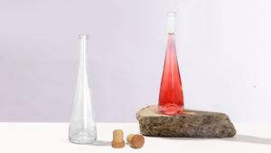 Autorización <span class=keywords><strong>de</strong></span> marca Botella <span class=keywords><strong>de</strong></span> vidrio <span class=keywords><strong>de</strong></span> 500ml Cóctel transparente Fruta Vino Licor <span class=keywords><strong>de</strong></span> gama alta Etiqueta personalizada con corcho - Product Image 6