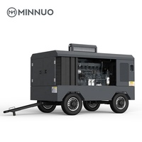 Compresseur d'air diesel haute pression 400 CFM portable pour le sablage