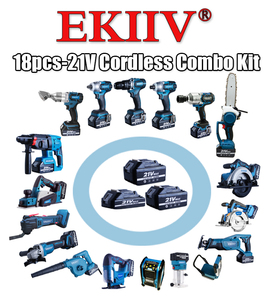 Kit Combo di Utensili Cordless MARVEL 21V con Motore Brushless N in Uno, Set OEM da Fabbrica Cinese - Product Image 4