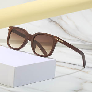 Gafas de Sol Retro con Marco Cuadrado Hechas a Medida, Lentes de PC Negras con Protección UV400, Unisex, Estilo Instagram, ZS-DB7047, Embalaje en Caja - Product Image 3