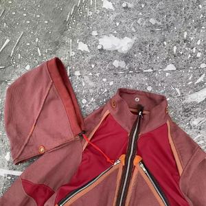 Streetwear High Quality Zip up Cotton <b>Jackets</b> Cut and Sew <b>Short</b> Zipper Track Cropped <b>Jacket</b> Men - Product Image 2