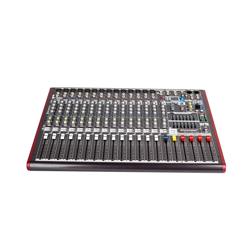 Fabriek Direct 14 Kanaals Muziek Mixing Console Power Mixer Audio Met Usb En 48V Fantoomvoeding