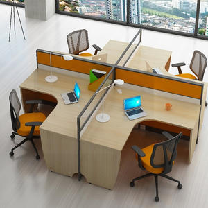 Mobilier de bureau moderne personnalisé <span class=keywords><strong>Meetco</strong></span> bureau 2/4/6/8 personnes poste de travail poste d'appel cloison de bureau - Product Image 2