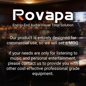 Rovapa Mixer Console Audio 6 Canali 50W Alimentazione Phantom 48V Console di Missaggio Multiuso da Palco per Sistemi Audio - Product Image 3