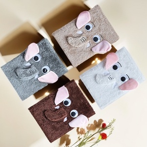 Carnet en peluche de bonne qualité, carnet de souvenirs d'attractions touristiques, carnet A5, éléphant aux grands yeux - Product Image 2