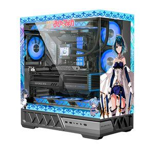 Boîtier <span class=keywords><strong>de</strong></span> jeu Hurricane Beast Parallel World Puella <span class=keywords><strong>Magi</strong></span> Madoka Magica, thème Puella <span class=keywords><strong>Magi</strong></span> Madoka Magica, ATX, <span class=keywords><strong>tour</strong></span> moyenne, panneau latéral transparent, personnalisable - Product Image 1