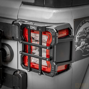 OMU Genesis Aluminum <strong>Tail</strong> <strong>Light</strong> Guard Protector Set for <strong>Jeep</strong> <strong>Wrangler</strong> JL Exterior Accessories Taillight <strong>Cover</strong> - Product Image 3
