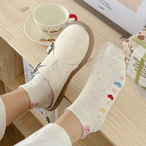 Chaussettes courtes à motif animalier mignon pour femmes, respirantes, absorbant la sueur, résistantes aux odeurs, style coréen, printemps-été - Product Image 1