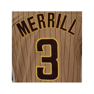 Prêt à Expédier <span class=keywords><strong>Fernando</strong></span> Tatis Jr. Tan Alternate Maillot de Baseball Cousu de Meilleure Qualité - Product Image 2