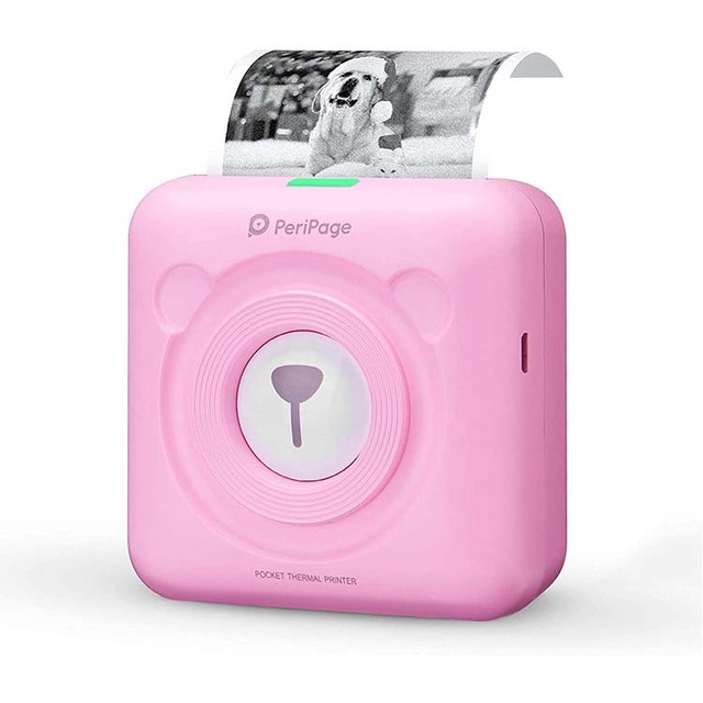 Received Mini Photo Zero Ink Thermal Printer Wireless BT Picture Printer Mobile Pocket Printer