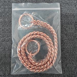 <span class=keywords><strong>Collar</strong></span> de perro de <span class=keywords><strong>10mm</strong></span> de ancho de nueva moda, cadena P, <span class=keywords><strong>collar</strong></span> deslizante de <span class=keywords><strong>Metal</strong></span> de acero inoxidable para caminar, cadena de perro a prueba de masticación de oro rosa - Product Image 5