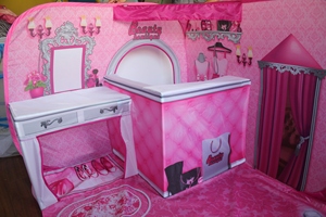 3D bambini giocano tenda Pop-Up casa gioco bambini rosa principessa casa della tenda per i bambini - Product Image 2
