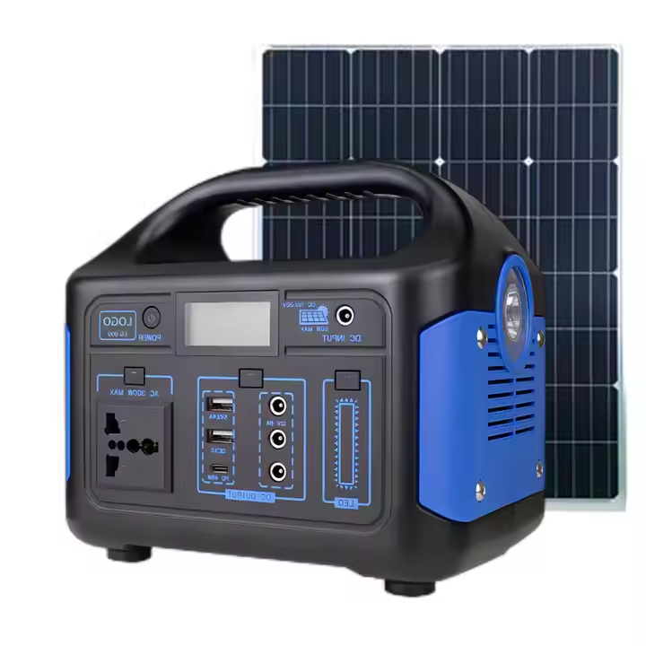Портативная 300 Вт, мощность 204WH, электростанция с аккумулятором LiFePO4, MPPT RV порт, зажигалка для сигар, Опциональная солнечная панель для использования в автомобиле