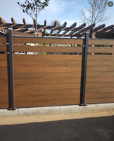 Panneau mural moderne en PVC WPC de haute qualité, imperméable, ignifuge, antistatique, panneau de revêtement de mur extérieur en bois composite