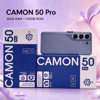 Smartphone Camon 50 Pro 5G, 16 Go de RAM, 512 Go de ROM, appareil photo 108 MP, écran 120 Hz, double SIM, téléphone mobile