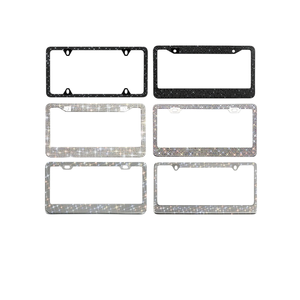 Marco para Placa de Matrícula con Diamantes, Marco para Placa de Matrícula con Pedrería Estándar Estadounidense al por Mayor - Product Image 2