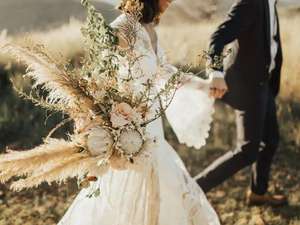 Plumas de Pampas Artificiales Naturales, Secas, Pequeñas, Grandes y Altas, Estilo Boho, para Arreglos Florales de Boda y Decoración del Hogar - Product Image 6