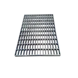 caillebotis welded twisted square bar grating for floor drain galvanized prefabricated 25x3 steel grating platform suppliers