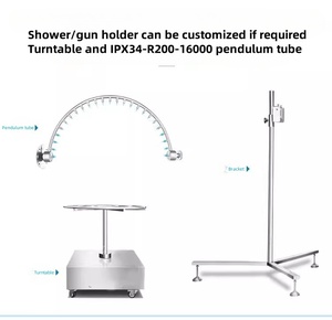 Ipx3 ipx4 יד מוחזק פליז תרסיס מים בדיקות זרבובית iec60529 ציוד בדיקה עם כיול - Product Image 4