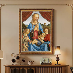 Una pintura al óleo de lienzo de retrato <span class=keywords><strong>Da</strong></span> <span class=keywords><strong>Vinci</strong></span> de moda para la decoración del arte de la pared del hogar, una hermosa obra - Product Image 2