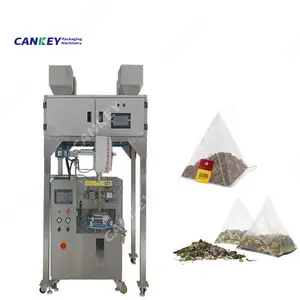 Automatic Herbal Tea Packaging Machinery Triangle Tea Bag Packing Machine