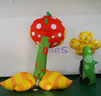 Plante Gonflable Géante Bizarre et Carnivore, Fleur Monstre à Bouche Personnalisée pour Scène d'Activités Thématiques
