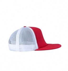 Casquette de baseball en coton personnalisée pour homme, 5 panneaux, avec patch en cuir, bicolore, motif pois léopard et fruits, style Dobby, en tissu Oxford sportif - Product Image 4