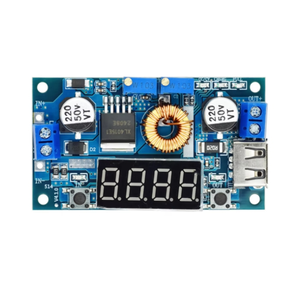 5A XL4015 แรงดันไฟฟ้าคงที่และกระแสไฟคงที่ โมดูลจ่ายไฟแบบสเต็ปดาวน์ จอแสดงผลแรงดันไฟฟ้าและกระแสไฟ แบตเตอรี่ลิเธียมขับเคลื่อนด้วยไฟ LED - Product Image 3