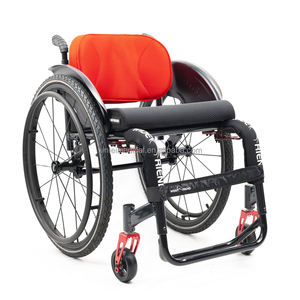 Kursi Roda Olahraga Ultra-Ringan dari Paduan Aluminium dengan Ketinggian yang Dapat Disesuaikan, Peralatan Rehabilitasi untuk Penderita Cedera dan Fraktur XIN EN TE - Product Image 3