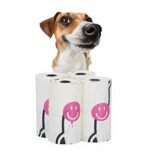 Bolsas Gruesas Blancas Ecológicas Biodegradables EPI para Desechos de Mascotas, Tipo Enrollable, para Paseos al Aire Libre y Limpieza de Mascotas - Product Image 1