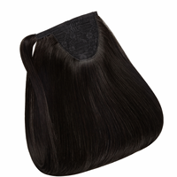 Extensions de cheveux lisses et soyeux, double épaisseur, teintes, à clipser, queue de cheval, à enrouler