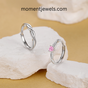 Heart Shape Zircon <b>Ring</b> 925 Sterling Silver Minimalist Simple Elegant Women Jewelry Everyday Gift - Product Image 2