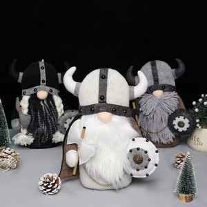 Muñeco Gnomo Guerrero Vikingo Moderno <span class=keywords><strong>2022</strong></span> VK11, Decoración Navideña, Juguete <span class=keywords><strong>de</strong></span> Peluche, Adorno, MOQ 50 Piezas - Product Image 3