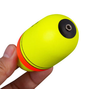 Voyant lumineux électronique rouge et vert couleurs jour et nuit double usage 40g-100g Long Casting Light up Bobber Fishing Float - Product Image 6