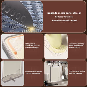 KITCHENCARE 맞춤형 로고 양면 도마 테이블 De Cortar De Titanio 상업용 식품 등급 티타늄 도마 - Product Image 3