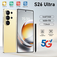 Teléfono Inteligente Original S26 Ultra con 16 GB de RAM, Batería de 8000 mAh, 5G, 1 TB de Almacenamiento, Pantalla de 7.3 Pulgadas, Android 15, Versión Global Desbloqueada