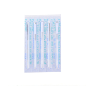 <span class=keywords><strong>Agujas</strong></span> de <span class=keywords><strong>Acupuntura</strong></span> con Mango de Acero Inoxidable Estilo Coreano, Tubo Guía y Empaque en Blíster de Papel - Product Image 1