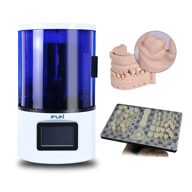 IFUN Brand White Dental Mold and Tooth Tool 3D Printer, Wholesale High-Precision Dental 3D Printing Service