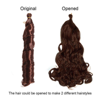 Extensions de cheveux bouclés à la française de 150g, tressées au crochet, toutes couleurs personnalisables, double trame teinte à la machine, haute qualité, vente chaude