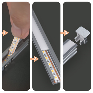 Incasso in alluminio <span class=keywords><strong>Led</strong></span> <span class=keywords><strong>profilo</strong></span> 12v filo <span class=keywords><strong>Led</strong></span> luce cucina sotto <span class=keywords><strong>Led</strong></span> armadio armadio armadio luce <span class=keywords><strong>Led</strong></span> Bar <span class=keywords><strong>per</strong></span> cucina - Product Image 5